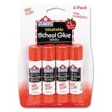 View Details for Elmer s - Washable School Glue Sticks, .24oz, Repositionable Stick, Four/pack