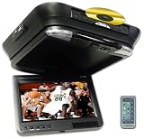 NITRO BMW-623 13.3 TFT Ceiling Mount, Flip-down Monitor with 45° L/R Swivel and Built-in DVD/CD Player