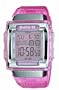 Casio Women's BG184-4V Baby G Square Pink Jelly Watch
