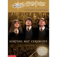 Harry Potter Sorting Hat Ceremony Coloring/Activity Book with Sticker