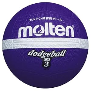 【クリックで詳細表示】molten(モルテン) ラインドッジボール3号球 ヴァイオレット LD3V
