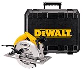 Factory-Reconditioned DEWALT DW364KR 7-1/4-inch Heavy Duty Circular Saw with Electric Brake and Rear Pivot Depth of Cut Adjustment with Kit Box