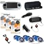 Sony Playstation Portable PSP Intense Gamer Kit (Silver JAVOSkin)