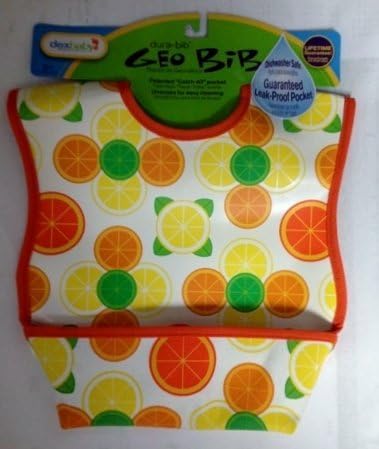 Dex Baby Dura Bib Crum Catcher - Geo Bib - Circle by Dexbaby