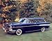 1957 Hot Black Chevrolet Nomad Bel Air Art Poster Print - 20