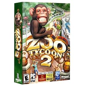 Zoo Tycoon 2 with Bonus Animal Pen (Monkey or Tiger)