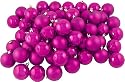 Club Pack of 60 Fuschia Shatterproof Christmas Ball Ornaments 2.5"