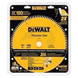 DEWALT DW72100PT  12-Inch 96T Ultra-Smooth Crosscutting Saw Blade