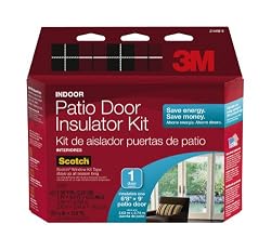3M 2144W-6 Indoor 1-Patio Door Insulator Kit, 7 ft x 9.3 ft