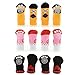 Pecute Pet Socks Doggie Dog Cat Puppy Colorful Anti Slip Pet Product Supply Clothes S Quantity: 1 Set