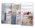 STAR 8020 Bügelbrettbezug BW 127x45 f.Tisch 122x37cm 1601E