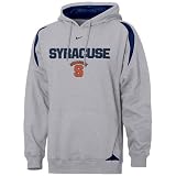 Nike Syracuse Orange Ash Pass Rush Hoody Sweatshirt