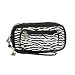 Zebra Print Wristlet Cosmetic Bag for Home or Travel -- Several Colors To Choose From