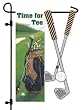 Time for Tee Sculpted Artistic Blend Garden Size Flag