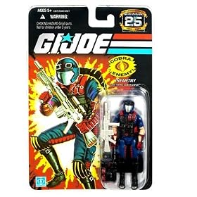 G.I. JOE Hasbro 25th Anniversary 3 3 4 Wave 7 Action Figure Infantry [Cobra Viper] by G.I. Joe