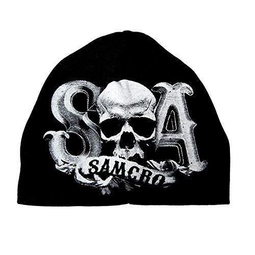 Sons of Anarchy SOA SAMCRO Skull Infant Black Beanie (Medium (12-18 months))