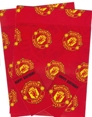Manchester United FC Official Gift Wrap & Tags