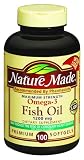 Nature Made Fish Oil Omega-3, 1,200 mg (100 Softgels)