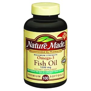 Nature Made Fish Oil Omega-3, 1,200 mg (100 Softgels) by Nature Made