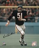 Dick Butkus Chicago Bears - Running in Blue Jersey - 8x10 Autographed Photograph
