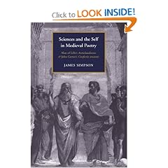 Sciences and the Self in Medieval Poetry: Alan of Lille's Anticlaudianus and John Gower's Confessio Amantis (Cambridge Studies in Medieval Literature)