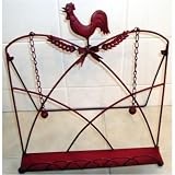 Red Rooster French Country Cookbook Holder