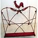 Red Rooster French Country Cookbook Holder