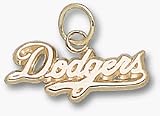 Los Angeles Dodgers Dodgers 5/16 Pendant - 14KT Gold Jewelry