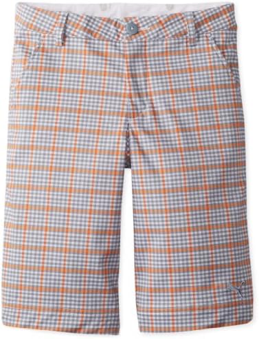 Puma Golf NA Boy's Junior Plaid Tech Shorts