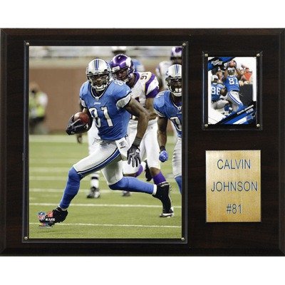 NFL Detroit Lions Calvin Johnson Photo Player Plaque