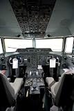 Cockpit of an Airplane - 72H x 48W - Peel and Stick Wall Decal by Wallmonkeys