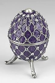 Gustavs Egg Diamanté Encrusted Trinket Box