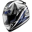 Arai Dynamic Profile Road Race Motorcycle Helmet w/ Free B&F Heart Sticker Bundle - Blue