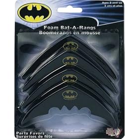 Batman Bat-A-Rangs Toy Boomarang Favors (4 count) by Rubies