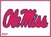 Wow!Pad 57LT067 Ole Miss Collegiate Logo Laptop Mouse Pad