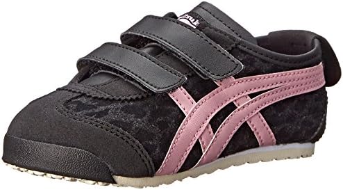ASICS Mexico 66 Baja TS Running Shoe (Toddler), Black/Pink, 4 M US Toddler