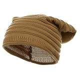 Stripe New Vintage Beanie - Camel