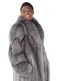 Fox Fur Coat - Blue Frost Fox