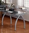 A-Line 42-inch Desk with Raised Shelf By Studio RTA Furniture