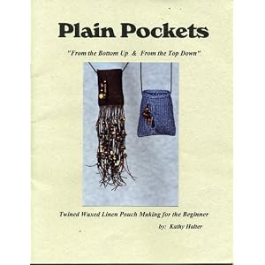 Plain Pockets From the Bottom up & From the Top Down Twined Waxed Linen Pouch Making for the Beginner