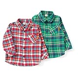 La Chiave(ラ キエーベ) 長袖シャツ (80～130cm) キムラタンの子供服 (53306x53506-163) レッド 130