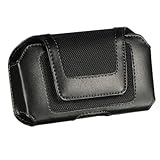 Black Vecro Holster Pouch for HTC Sensation 4G / EVO 3D / LG Thrill 4G / Op ....