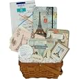 Sale I Love Paris Themed Gift Basket, Paris Metro Map