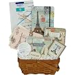 I Love Paris Themed Gift Basket, Paris Metro Map