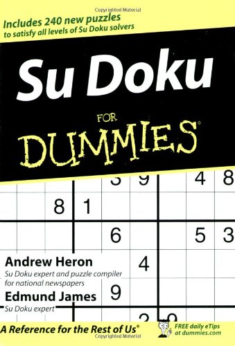 Cover image : Su Doku for Dummies (For Dummies (Sports & Hobbies))