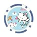 Poker Chip Card Guard of Hello Kitty Heaven
