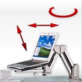 Schwenkarm 'NOTEBOOK' mit 5 Gelenken - Frei schwenkbarer, praktischer Arm fr Ihren Notebook!