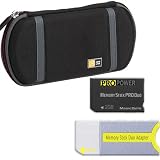 Combo! Ultra-Durable Protective Case Logic Travel Carrying Case for the PSP 1000 phat 2000 / slim & 2 GB Memory Stick PRO DUO for Sony PSP