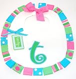 Mud Pie Initial Baby Initial Baby Personalized Bib, Letter T