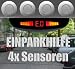 Produkt-Bild: Einparkhilfe f&uuml;r PKW - 4x Sensoren - Mod. 17 21mm - Silber